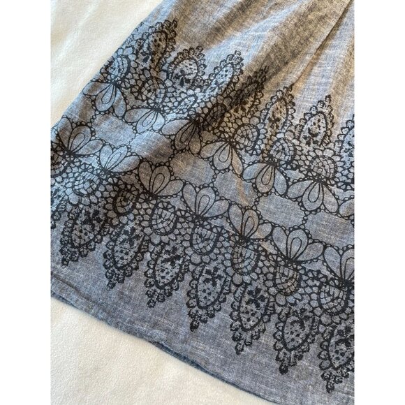 Anthropologie Staring at Stars Midi Lace Boho Dress Y2k Cottagecore Size 5 - Picture 12 of 12